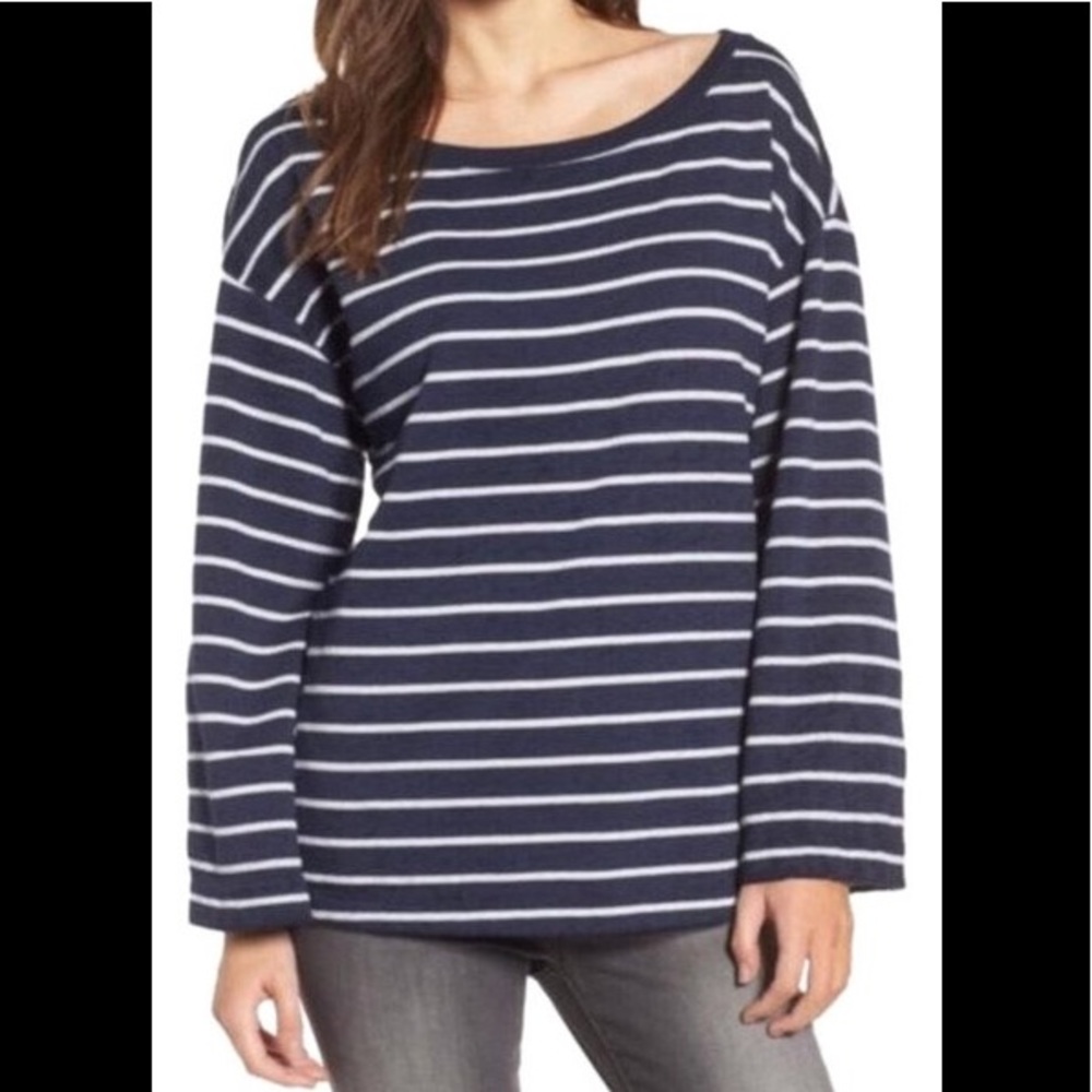 NWOTs TREASURE & BOND • Striped Navy Sweater Top